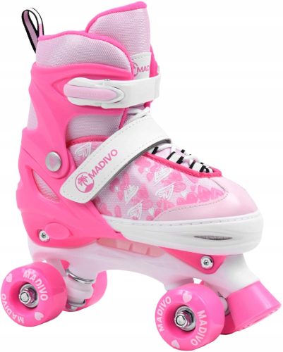  Madivo Love Pink Rollschuhe, Größen 30-33