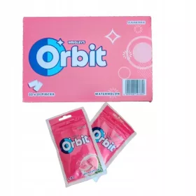   Orbit Watermelon Kaugummi 29g x 22 Packungen – Zuckerfrei mit Melonengeschmack