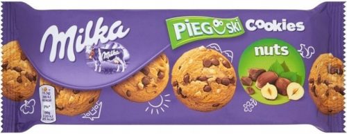Milka Pieguski Kekse mit Schokolade und Nüssen, 135 g