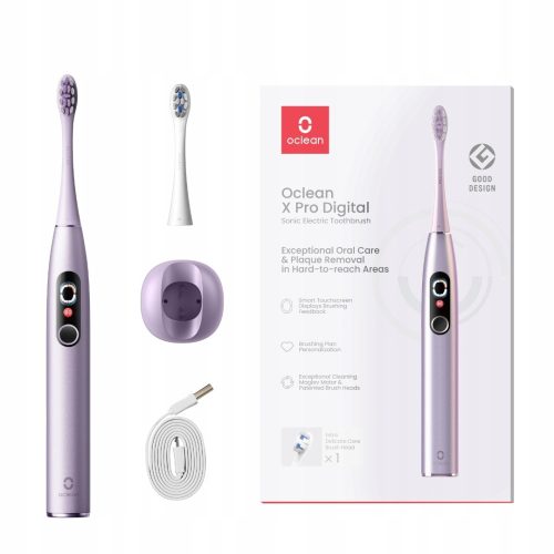  OCLEAN X PRO Digitale Schallzahnbürste in Lila
