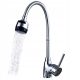 Unitec AQUA SANITARY bodenstehender Küchenarmatur, Silber