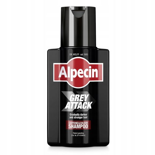  Alpecin Grey Attack Shampoo mit Koffein und Farbe für Männer