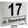 Printima Hausnummer 32 x 21 cm + Universalstifte 6 x 30 mm 4 Stk.