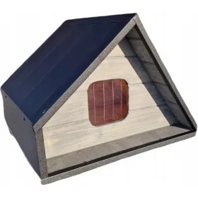    Haus für Katzen und Hunde, K1, isoliert, komplett montierter Zwinger, moderner Vorhang