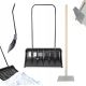 Gartenschaufeln und Rechen KADAX Schneeschieber Kunststoff 82 x 135 cm + KADAX Schneeschieber Metall 25 x 111 cm