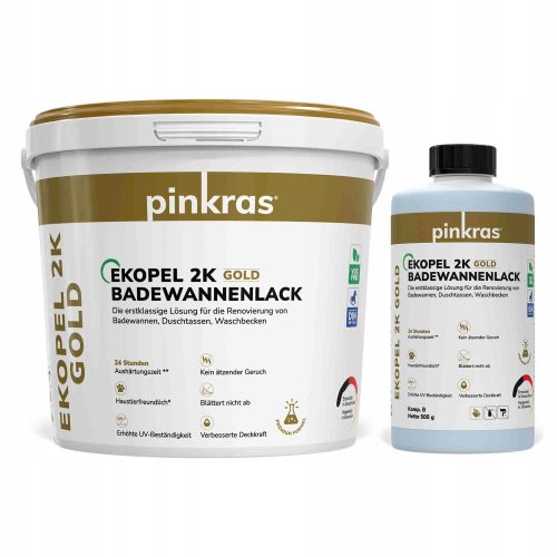 Epoxidlack für Metall, 3 l, glänzend weiß