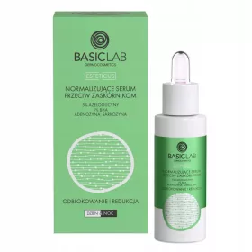   BasicLab Normalisierendes Serum gegen Mitesser mit 5% Azeloglycin und 1% BHA