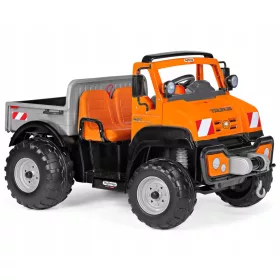 Peg Perego Orangefarbenes Auto
