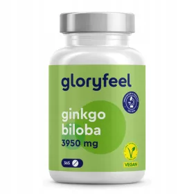   Natur Ginkgo Biloba Tabletten von Gloryfeel - 465 Stück Vegan und Labortest