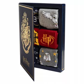   HARRY POTTER SOXO GESCHENKBOX BUNTE WEIHNACHTSSOCKEN FÜR DAMEN