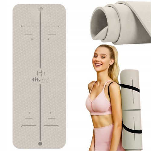  Fit.Me Gymnastikmatte 183 cm x 61 cm braun