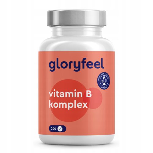 B-Komplex Tabletten von gloryfeel – 200 Stück für über 6 Monate Vorrat