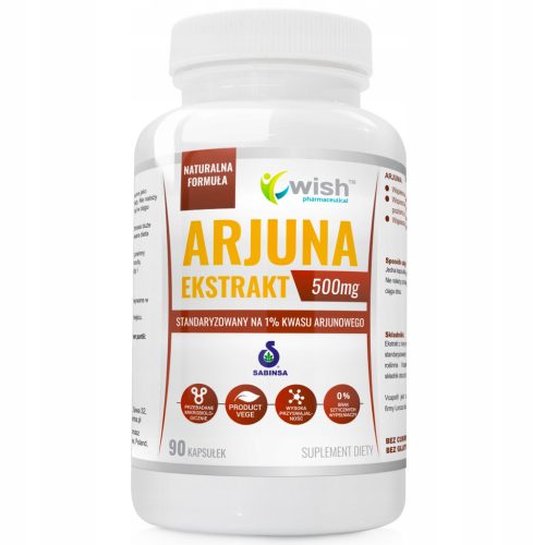WISH PHARMACEUTICAL® ARJUNA Extrakt 500mg - Gesundheit für Herz und Leber