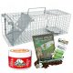  Grüne Pfotenfalle gegen Marder, Mäuse und Ratten + KUNA FISH COOKIES gegen Katzen, Marder, Mäuse und Ratten