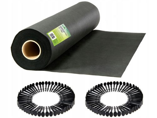 Agrartextil - Agrotextil-Mulchmittel (Anti-Unkraut) Plonos schwarz 100 x 7500 cm 150 g/m²