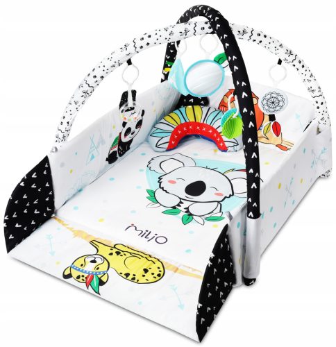  MILJO ZOO ADVENTURE PÄDAGOGISCHE MATTE 3in1 – MATTE, STIFT UND TEPPICH