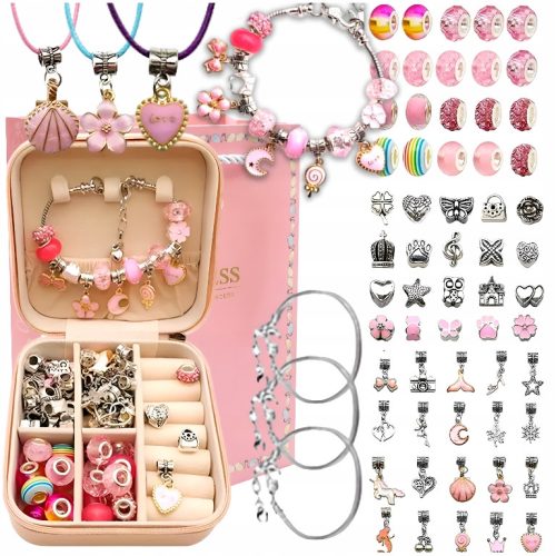  SET PERLEN ZUR HERSTELLUNG VON ARMBÄNDERN + BOX