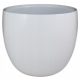  Cermax Blumentopf 15 cm x 15 x 13,5 cm Durchmesser 14,5 cm Keramik weiß