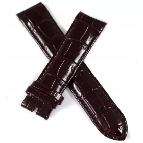    Originales braunes Lederarmband für die Roamer 513821 22 mm Uhr