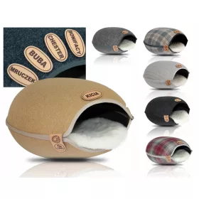    Bettschuppen Katzenhaus Katzenhaus mit Namen, verschiedene Farben