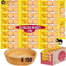   LEKORNA 25 x Tartesettchen-Körper - Herzhaft Perfekt für Snacks und Desserts