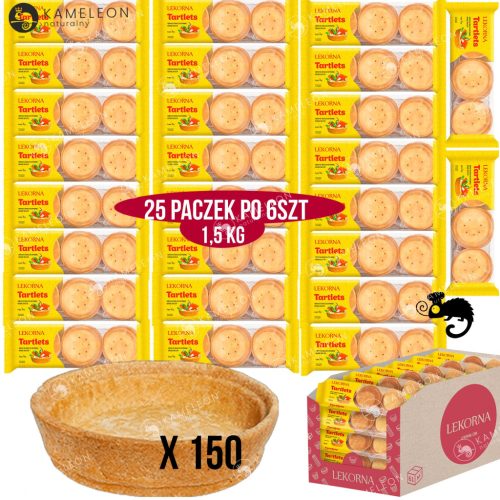 LEKORNA 25 x Tartesettchen-Körper - Herzhaft Perfekt für Snacks und Desserts