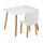  KINDERMÖBEL-SET, TISCH 50x60 UND BÄRENSTUHL