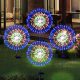 Hängende Gartenleuchten 4x Solar-Feuerwerkslichter, LED-Gartenlampen