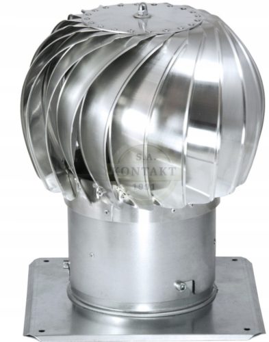 Drehbarer Schornsteinaufsatz TRN 150 silber Firefighter