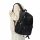  Schulrucksack mit mehreren Fächern, schwarz, 18 Jahre