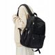  Schulrucksack mit mehreren Fächern, schwarz, 18 Jahre