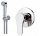 Unterputz-Bidetarmatur von Daniel/Grohe. Chrom-Bidet-Set