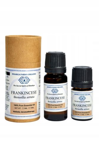 Essentielle Öle Ätherisches Weihrauchöl aus Indien, 100 % natürlich, 10 ml in einer dekorativen Tube