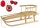  Traditioneller Holzschlitten LEANToys 17132