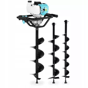 BENZINBOHRGERÄT ERDSCHNECKE 3x BOHRER