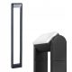  Rechteckiger Lichtmast LVT, integrierte LED-Quelle, 80 cm, schwarz