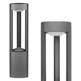  Rechteckiger Lichtmast LVT GX53 50 cm schwarz