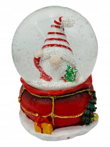 Dekorative Figuren und Skulpturen für zu Hause Glas-Weihnachtsschneekugel GROSSVATER FROST, DER GLAST, XL