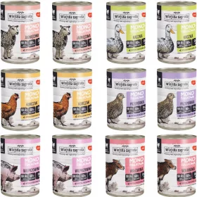  WIEJSKA ZOGRODA MONO Katzenfuttermischung 12x400g