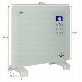  El Fuego 1000 W weißer Konvektorheizer