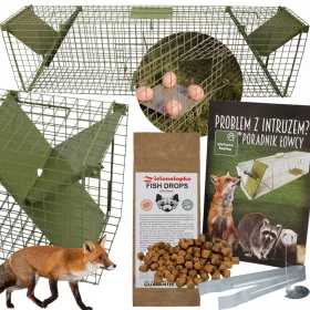  Käfigfalle gegen Katzen, Marder und Waldtiere