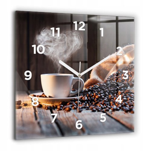 Uhr für zu Hause Wallfluent-Wanduhr, Brauntöne, 60 cm