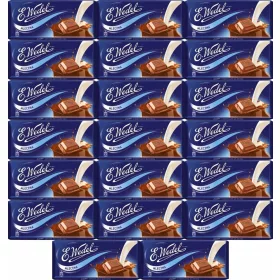 20er Pack Wedel Milchschokolade, 90g - Premiumqualität