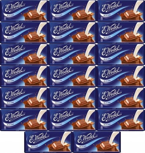 20er Pack Wedel Milchschokolade, 90g - Premiumqualität