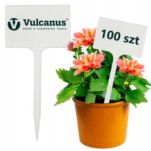  Freistehendes Schild weiß 10 x 7 cm 100 Stk.