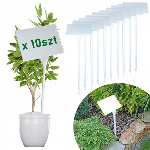  Rolmarket Pflanzenschilder weiß 20x60 cm 10 Stk.