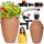  Regenwassertank 360 l 120 x 80 cm braun
