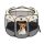  Laufstall Textilmaterial Lewer kleiner Hund 60 x 60 x 45 cm