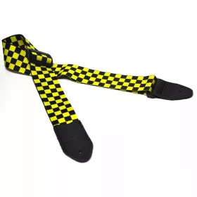 Gitarrengurt aus Nylon + Leder, kostenlose Plektren