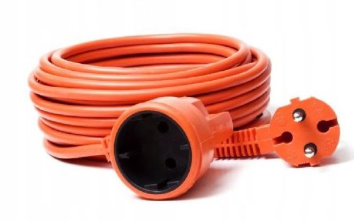 Emos Gartenverlängerungskabel 40 m, 1 Stk. Steckdosen, orange